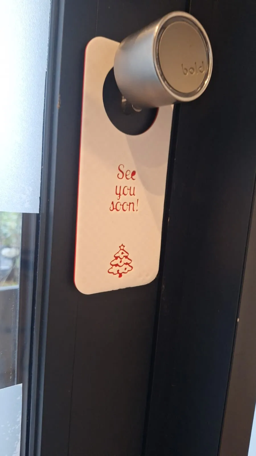 Door Sign - Knob Hanger - Customize front & back, photo 4 of 4 - Drawer Handles & Knobs, personalize