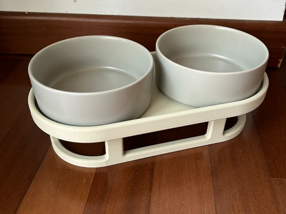 Double Food Bowl / Plate Raiser for small Pets