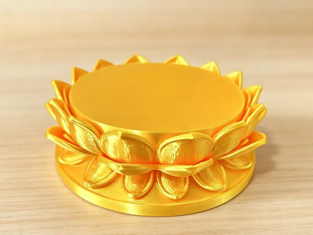 Double Lotus Display Base for Figures
