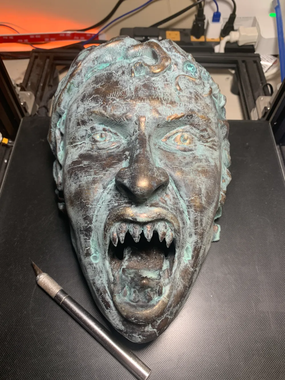 Dr. Who weeping angel mask - Skull & Horror Masks, in stock