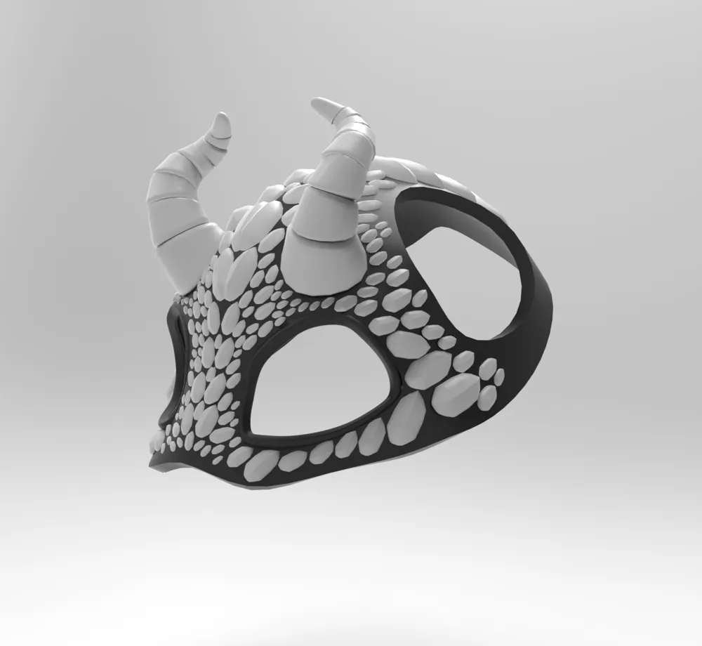 Dragon cat mask