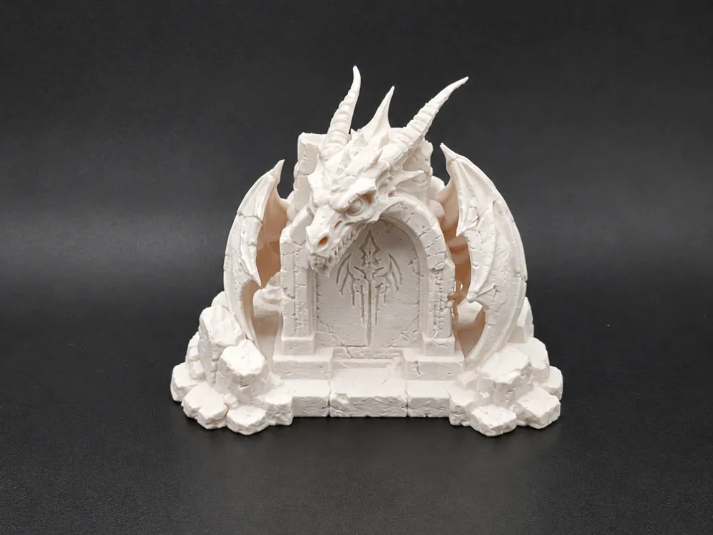 Dragon Grave, Dark Fantasy Monument - Decor, in stock in India