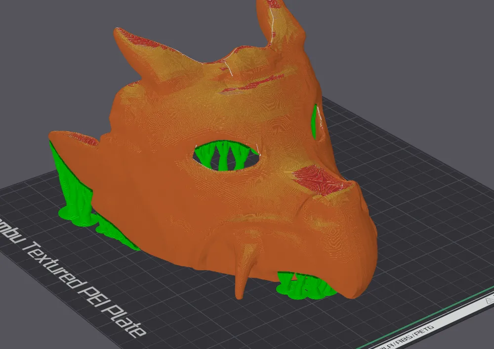 Dragon Mask, photo 4 of 4 - Dragon Mask Props & Cosplay