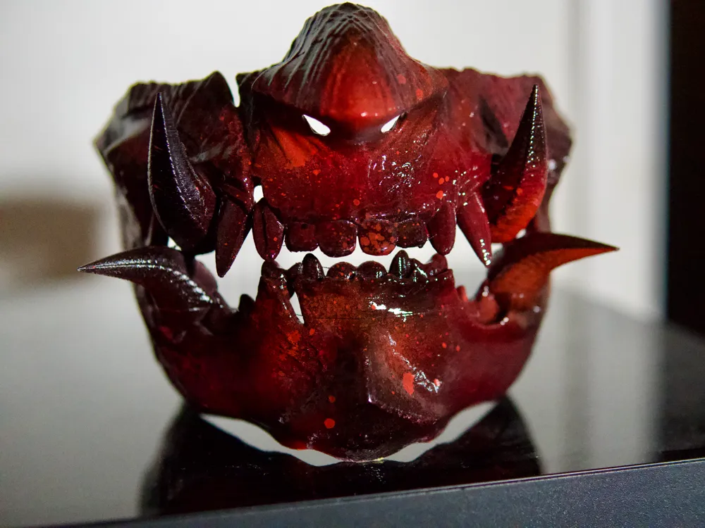 Dragon Tongue Oni Mask