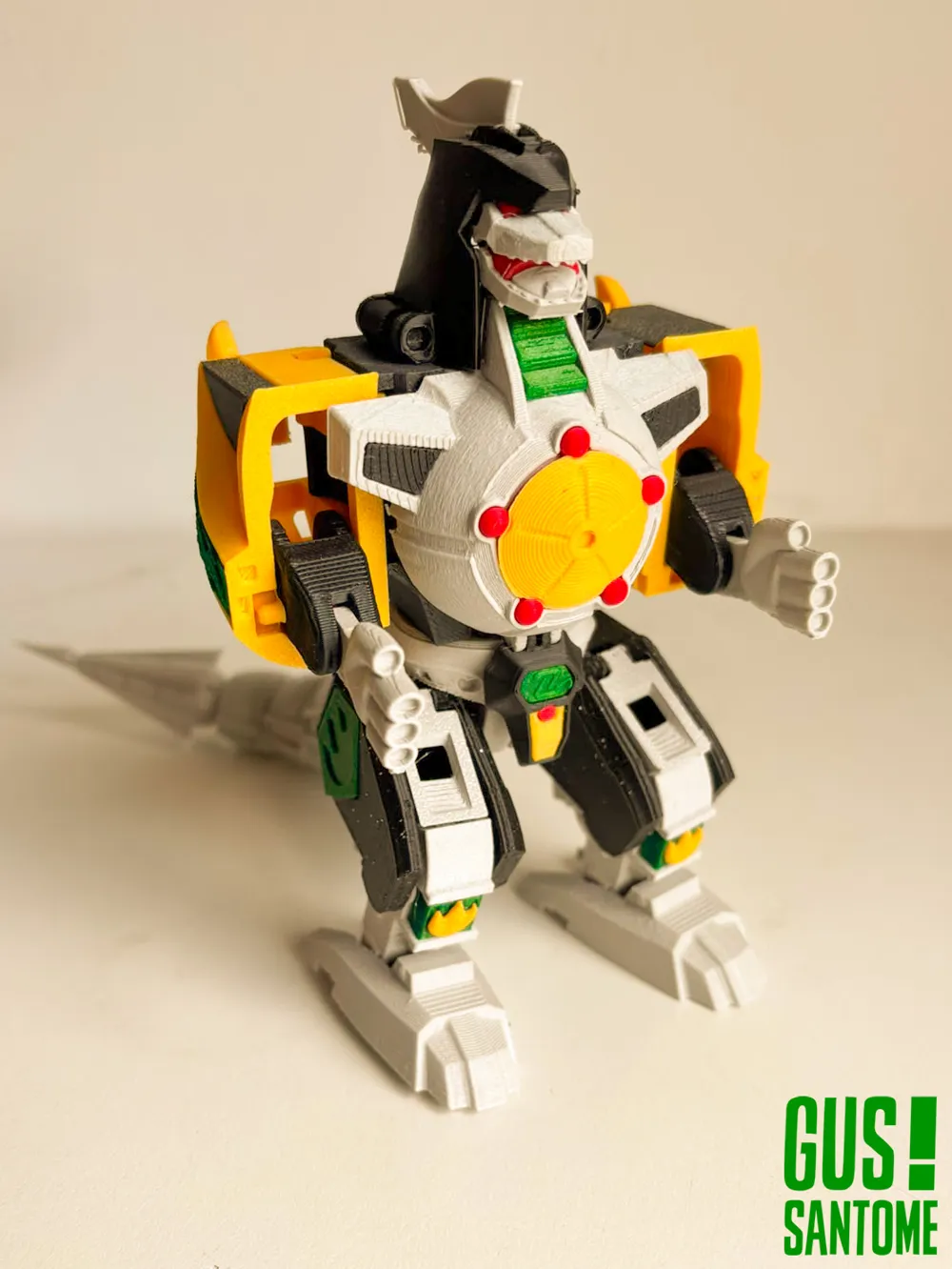 Artigus 29 Megazord Style Figure, photo 2 of 5 - Knights, Samurai & Warriors, dragonzord