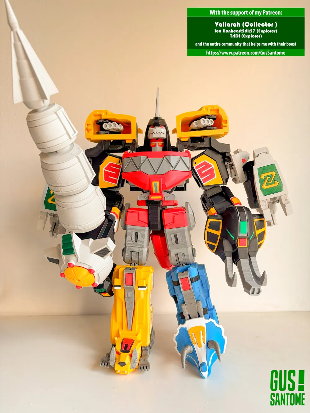 Artigus 29 Megazord Style Figure, photo 4 of 5 - Knights, Samurai & Warriors, mecha