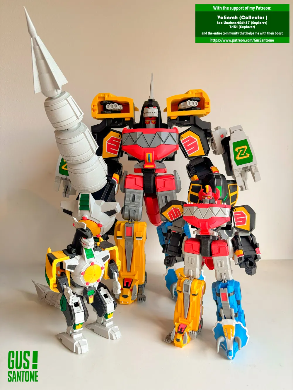 Artigus 29 Megazord Style Figure, photo 5 of 5 - Knights, Samurai & Warriors, dragonzord