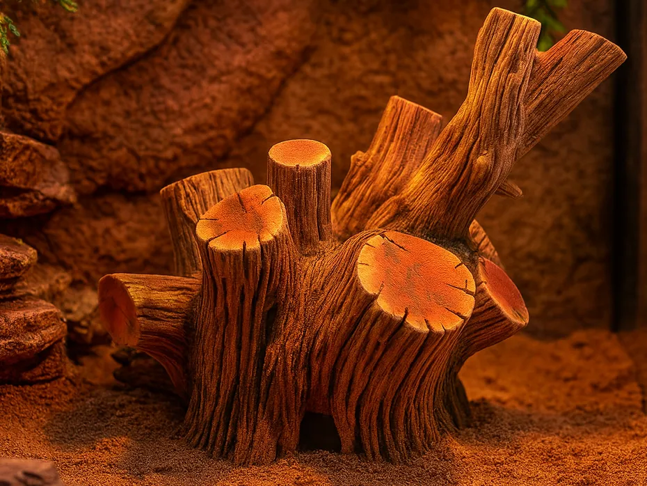 Driftstump for climbing, Reptile decor