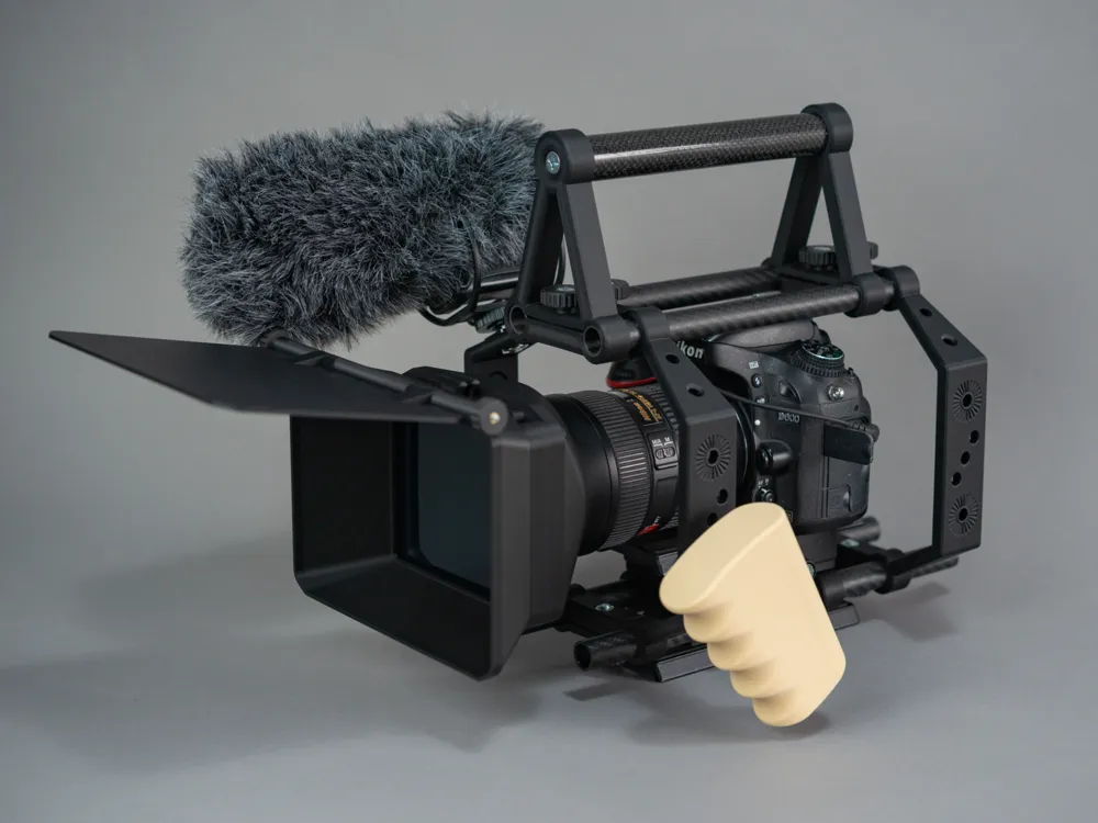 DSLR cage/rail rig with Matte box