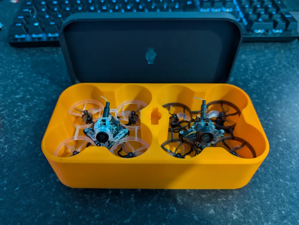 Dual 65mm Whoop Case, photo 4 of 4 - Dual 65mm Whoop Case Hobby & DIY