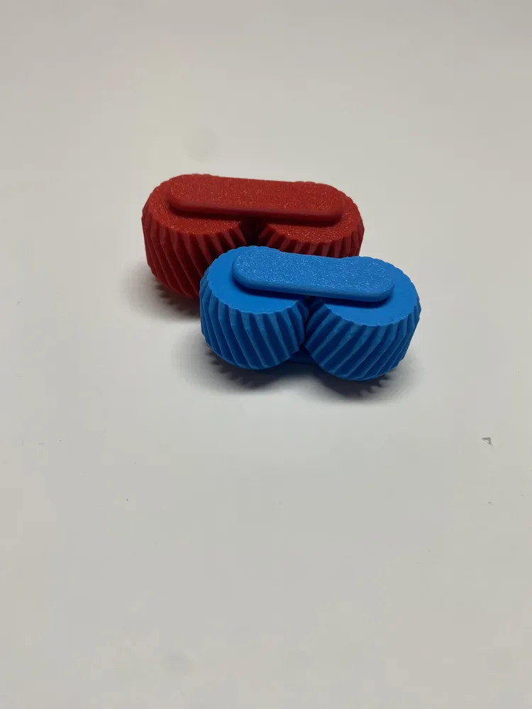 Dual Helical Gear Spinner Fidget Toy, photo 3 of 4 - Dual Helical Gear Spinner Fidget Toy Toys & Games