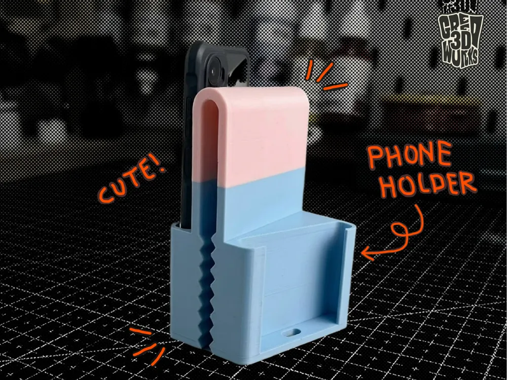 Dual-Slot Net Phone Holder - Multi-device & Dual Stands, in stock
