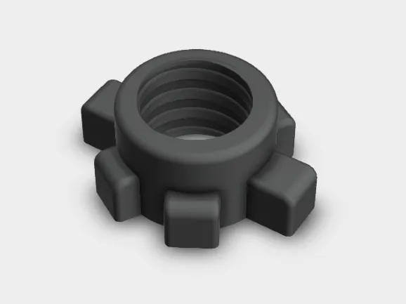 Dumbbell Nut 25mm for plastic coated barbells