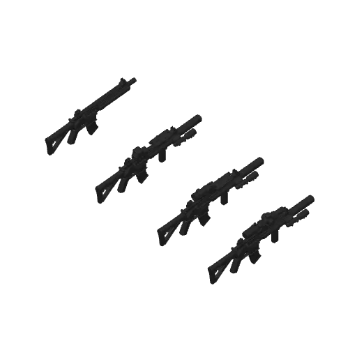 Dummy 13 HK416D Rifle set | 4 Variants, photo 4 of 4 - Dummy 13 HK416D Rifle set | 4 Variants Toys & Games