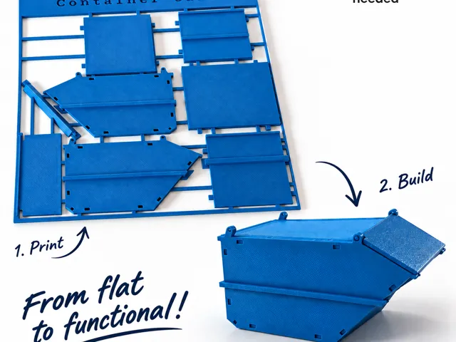 Dumpster Container, 3D Kit Card - Easy and Fun - Other Miniatures, in stock in India