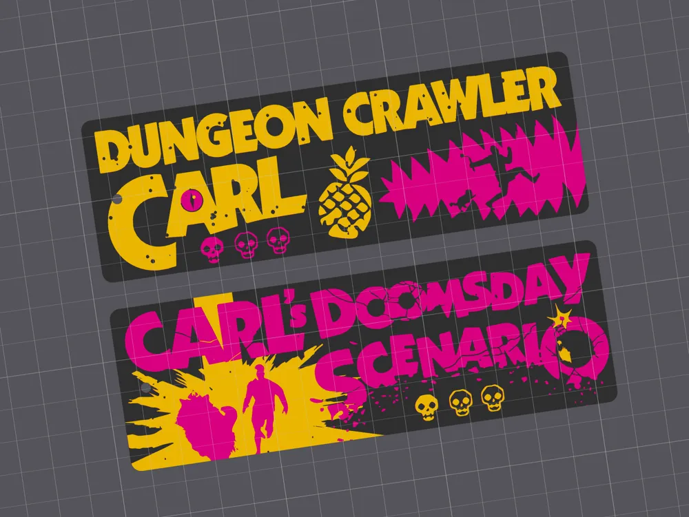 Dungeon Crawler Carl Bookmarks, photo 3 of 4 - Dungeon Crawler Carl Bookmarks Desk & Office