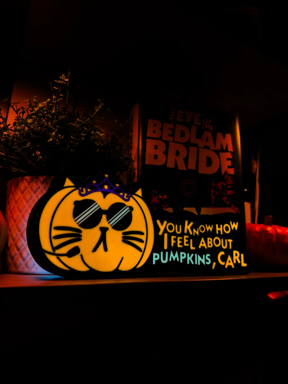 Dungeon Crawler Carl Princess Donut Halloween Sign, photo 2 of 4 - Dungeon Crawler Carl Princess Donut Halloween Sign Art