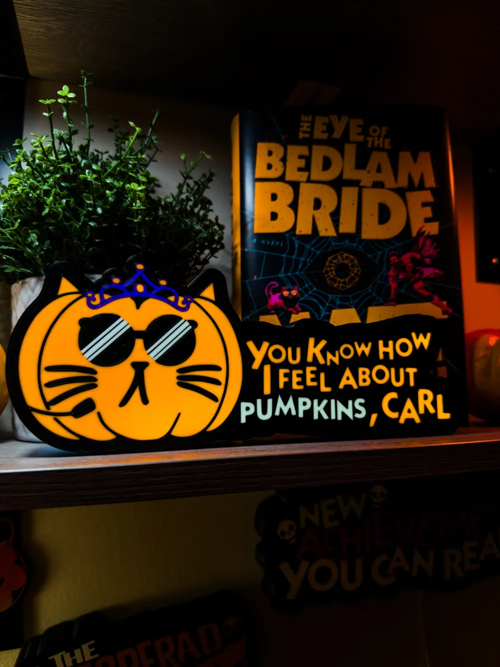 Dungeon Crawler Carl Princess Donut Halloween Sign, photo 3 of 4 - Dungeon Crawler Carl Princess Donut Halloween Sign Art