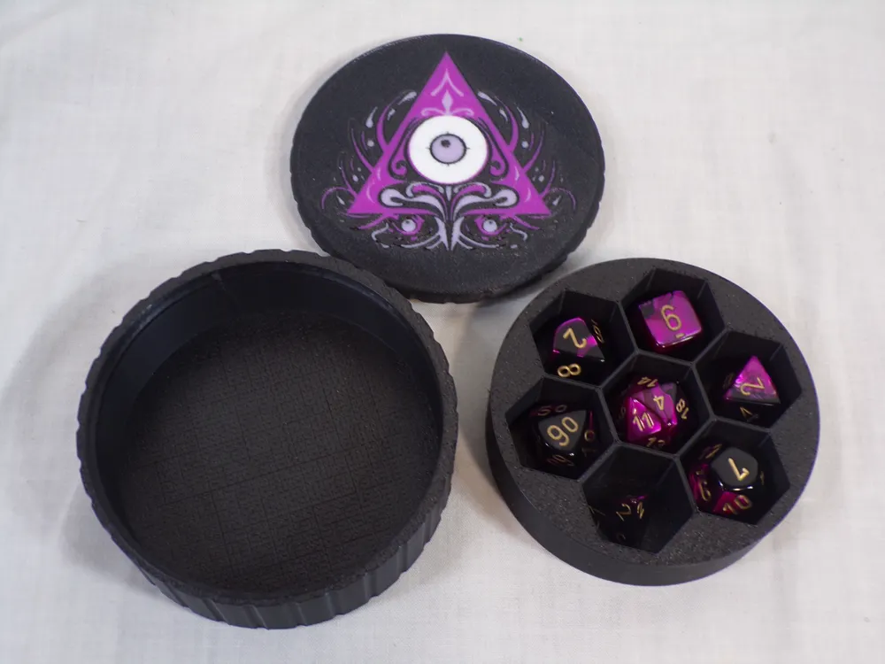 Dungeons and Dragons Warlock Dice Box 2 Sizes, photo 2 of 4 - Dungeons and Dragons Warlock Dice Box 2 Sizes Toys & Games