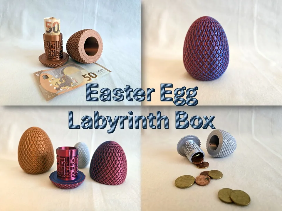 Easter Egg Labyrinth Box - Multiple Sizes