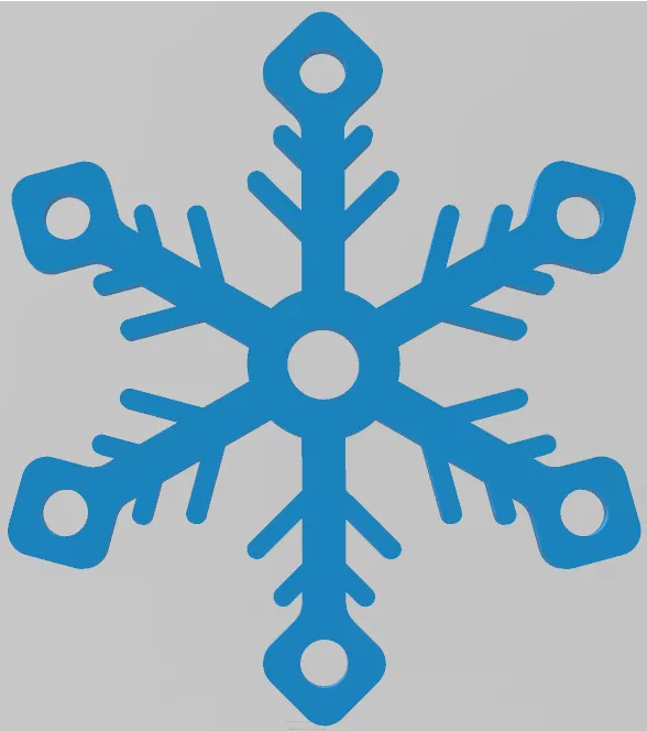 EASY , SNOWFLAKE, CHRISTMAS ORNAMENT 10, ORNAMENTS