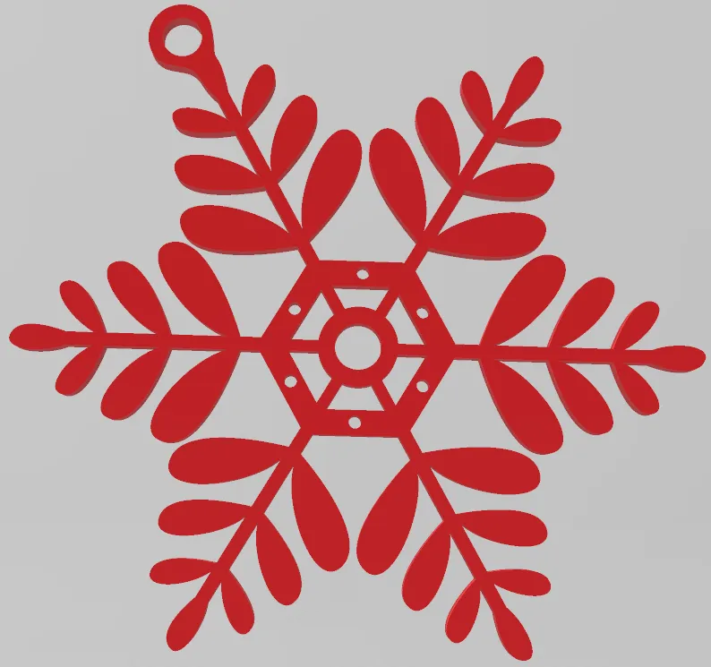 EASY , SNOWFLAKE, CHRISTMAS ORNAMENT 12, ORNAMENTS - Festivities, in stock in India