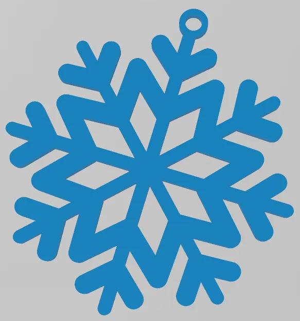 EASY , SNOWFLAKE, CHRISTMAS ORNAMENT 13, ORNAMENTS