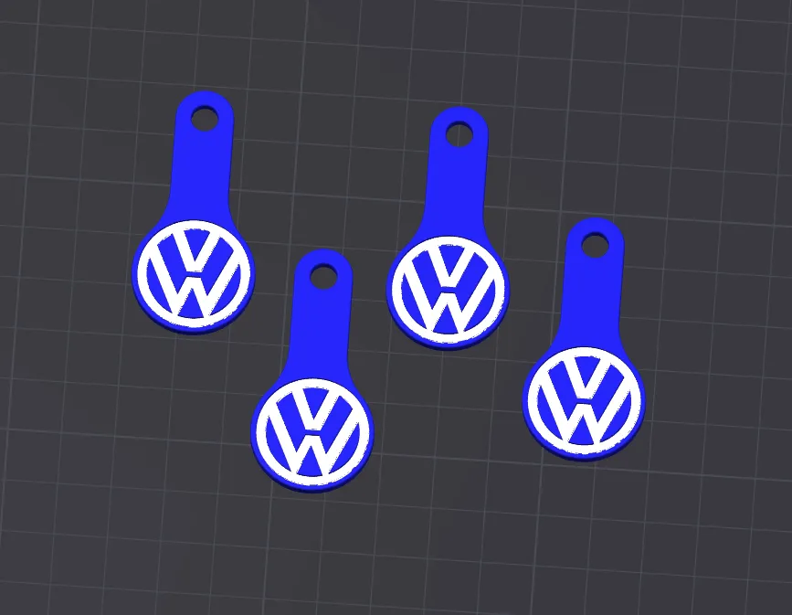 Einkaufmarke Chip Coin Einkaufswagen VW Volkswagen