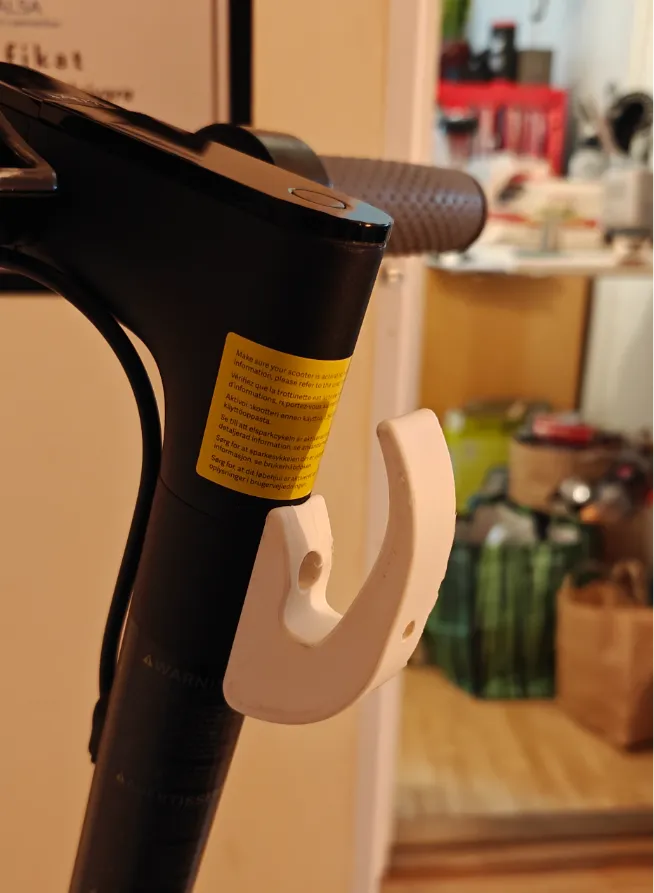 Electric Scooter/E-Bike Hook, photo 4 of 4 - Electric Scooter/E-Bike Hook Hobby & DIY