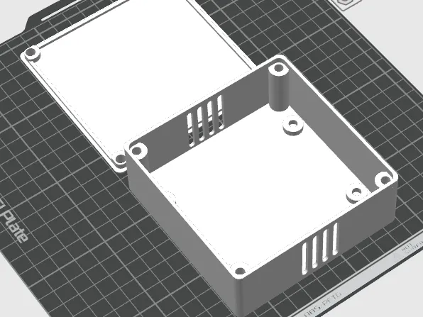 Electronics enclosure, with vent Customisable