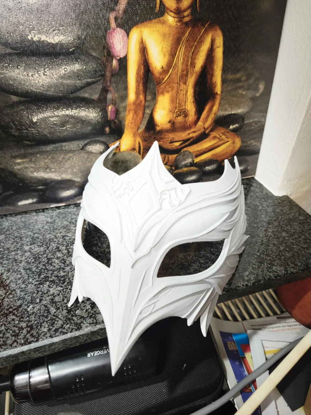 Elegant Gothic / Dark Fantasy Mask (Wearable), photo 3 of 4 - Elegant Gothic / Dark Fantasy Mask (Wearable) Props & Cosplay