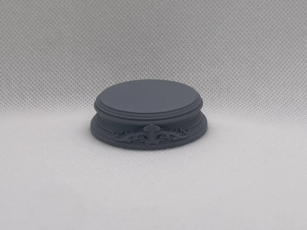 Elegant Round Pedestal Base - 50mm Display Stand - Architecture, in stock in India