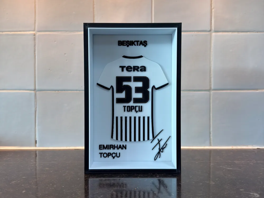Besiktas Jersey Frame Decor 3, photo 3 of 4 - Besiktas Jersey Frame Decor 3 Household