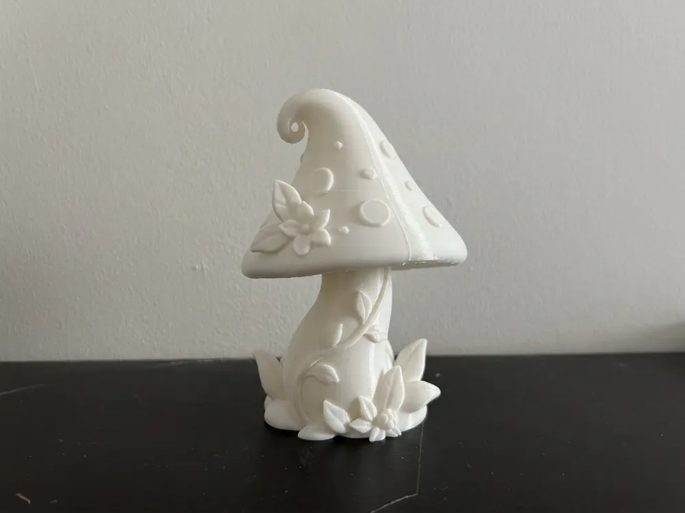 Enchanted Mushroom Figurine, photo 3 of 4 - Enchanted Mushroom Figurine Household