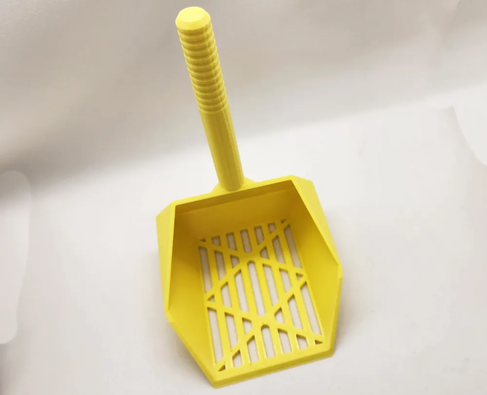 Ergonomic Pet Litter Scoop, photo 3 of 4 - Litter Box Accessories, poop