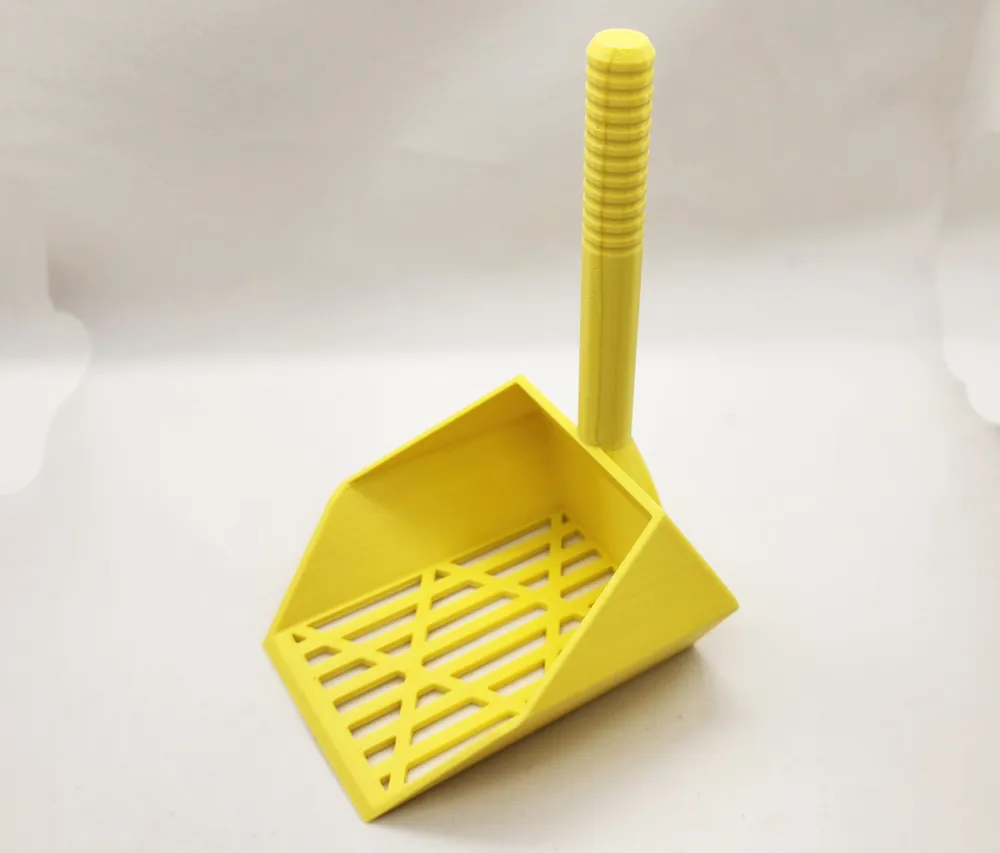 Ergonomic Pet Litter Scoop, photo 4 of 4 - Litter Box Accessories, cat
