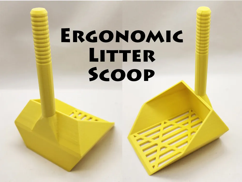 Ergonomic Pet Litter Scoop