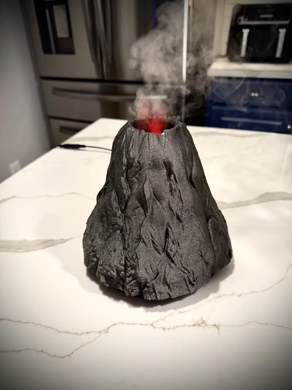 Erupting Volcano Humidifier with Flicker LEDs!, photo 2 of 4 - Erupting Volcano Humidifier with Flicker LEDs! Hobby & DIY
