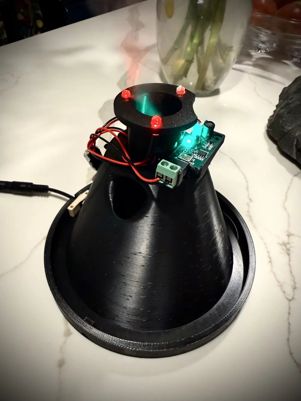 Erupting Volcano Humidifier with Flicker LEDs!, photo 4 of 4 - Erupting Volcano Humidifier with Flicker LEDs! Hobby & DIY
