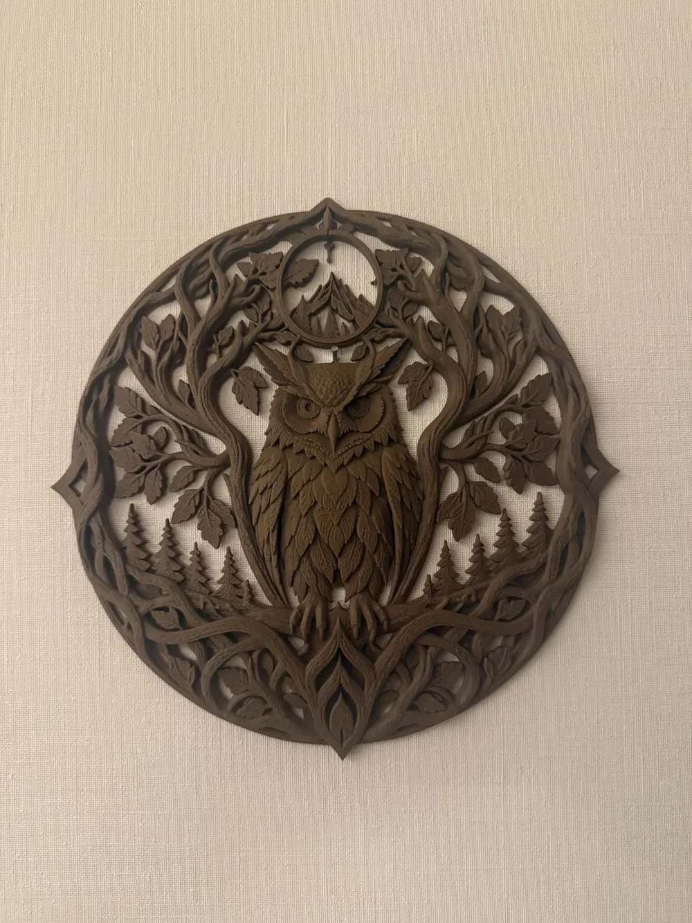 Eternal Roots - Owl | Forest Wall Art, photo 2 of 4 - Eternal Roots - Owl | Forest Wall Art Home Decor Items