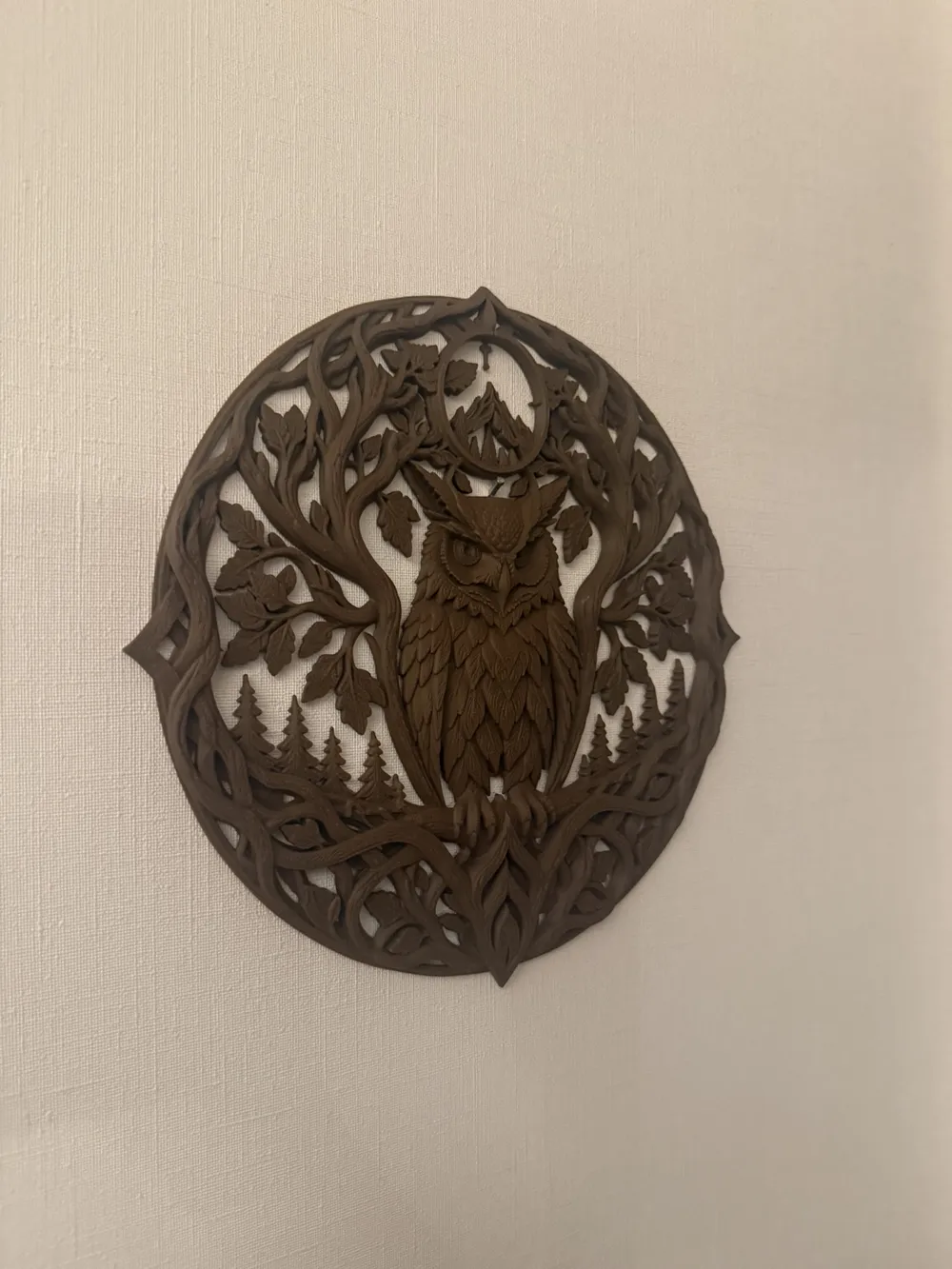 Eternal Roots - Owl | Forest Wall Art, photo 4 of 4 - Eternal Roots - Owl | Forest Wall Art Home Decor Items