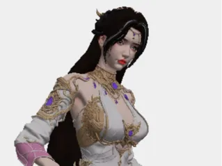 [Full of fairy spirit·Goddess] Lazy sitting posture colorful figure | Exquisite details·
