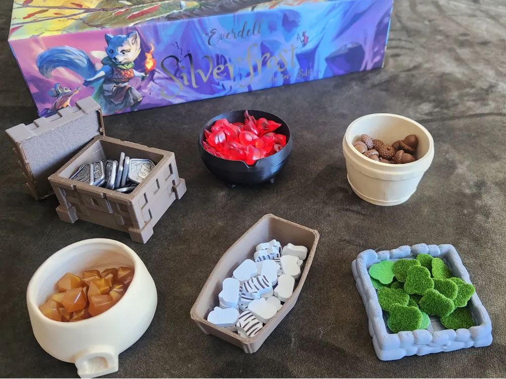 Everdell Silverfrost Insert, photo 3 of 4 - Everdell Silverfrost Insert Board Games & Tabletop