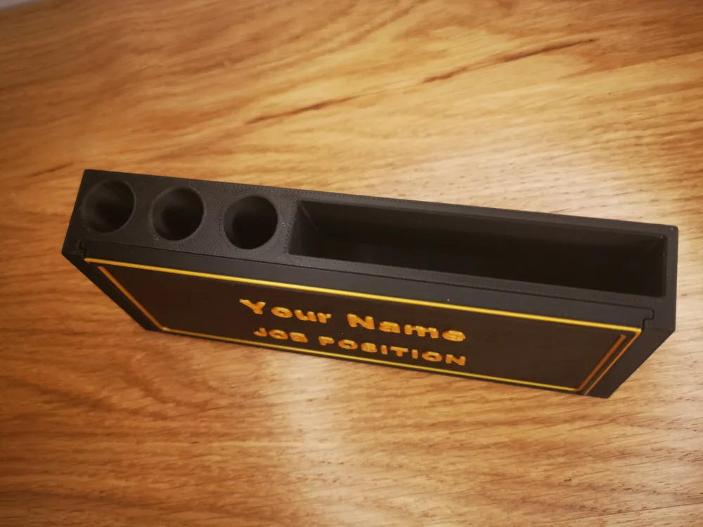 Executive Desk Organizer - Customizable Nameplate, photo 2 of 4 - Name Plates, office