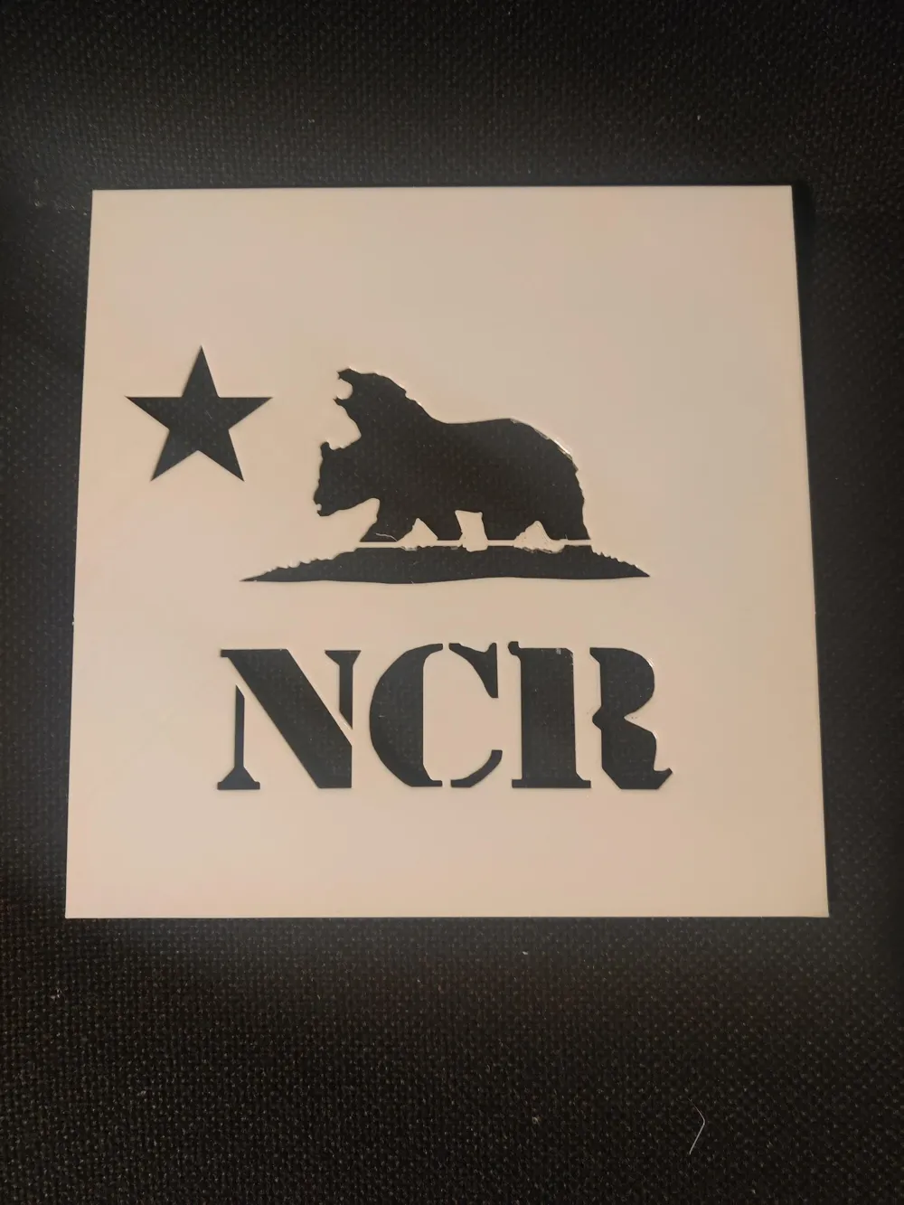 Fallout New Vegas Stencils, photo 2 of 4 - Fallout New Vegas Stencils Art & Craft Supplies