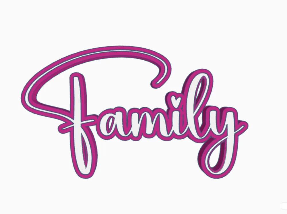 FAMILY sign decor ornament, photo 3 of 4 - Welcome & Family Signs, family decor