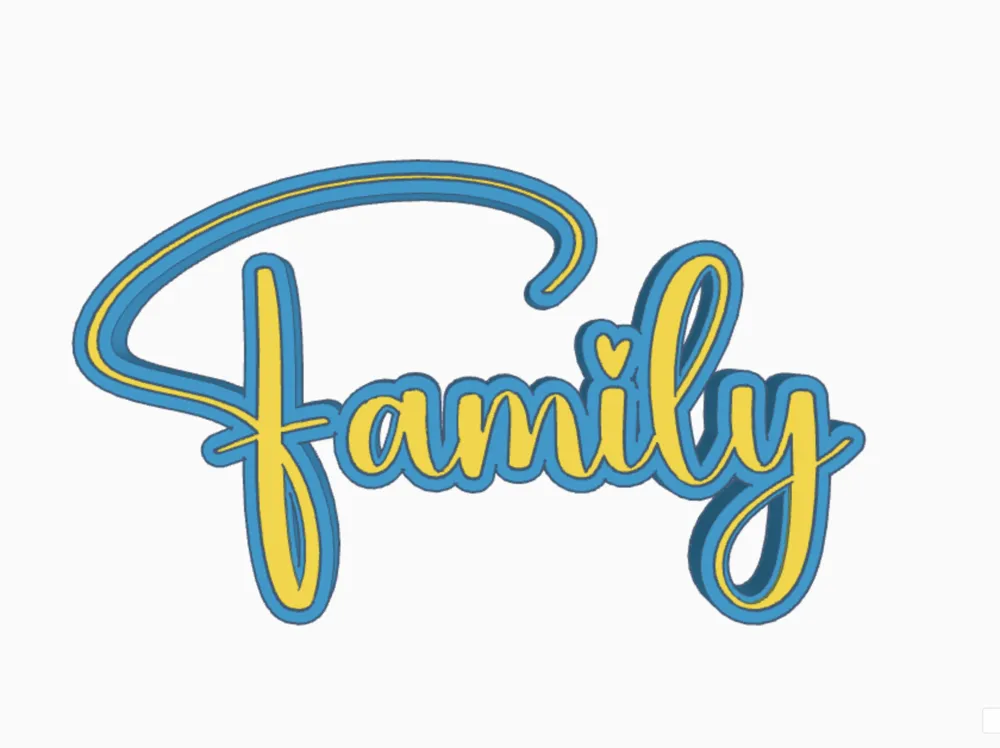 FAMILY sign decor ornament, photo 4 of 4 - Welcome & Family Signs, family decoration