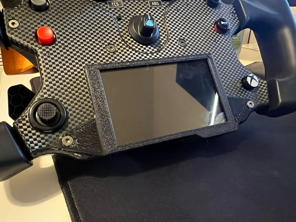 Fanatec McLaren GT3 Wheel VoCore Screen 4" and 5", photo 4 of 4 - Dashboard & Console Accessories, steeringwheel