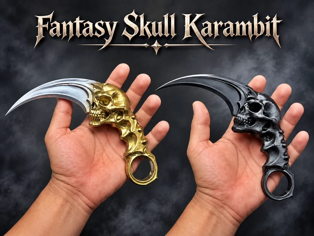 Fantasy Skull Karambit, Decorative Display Prop - Daggers, Kunai & Throwing Stars, in stock in India