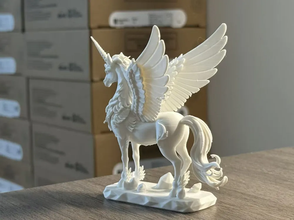 Fantasy Winged Unicorn Ornament High-Definition, photo 3 of 5 - Fairies, Wizards & Magic Figures, horse